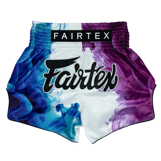 Fairtex MUAY THAI / BOXING SHORTS TECH HOUSE (White vibe)  - BS19150