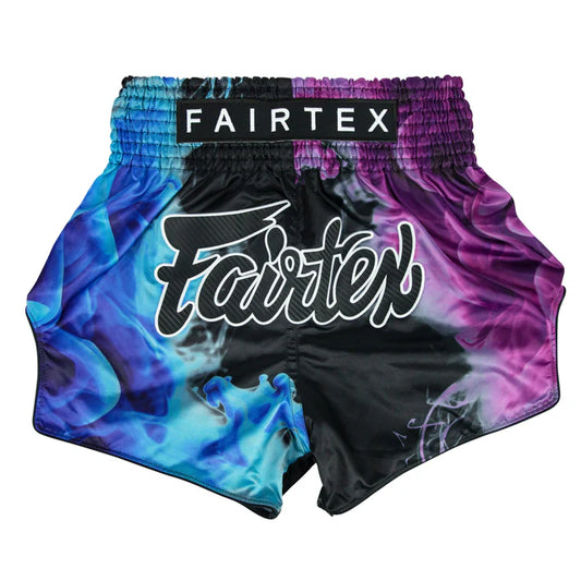 Fairtex MUAY THAI / BOXING SHORTS TECH HOUSE (Black vibe)  - BS19151