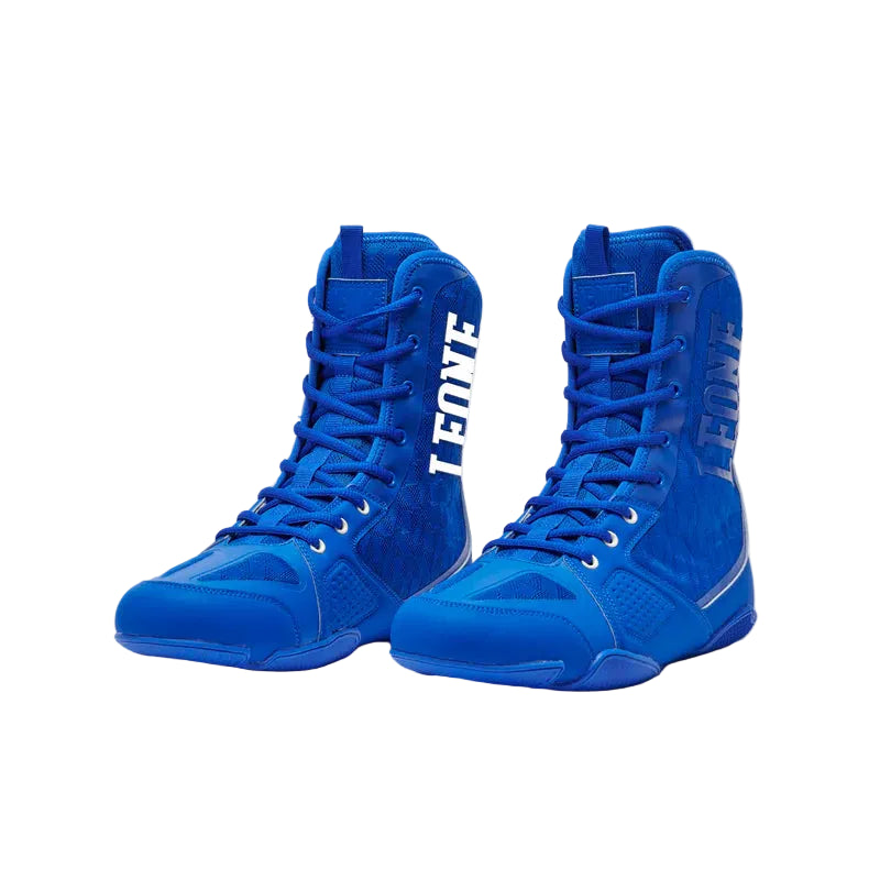LEONE - PROFESSIONAL BOXING BOOTS (Blue) - CL102