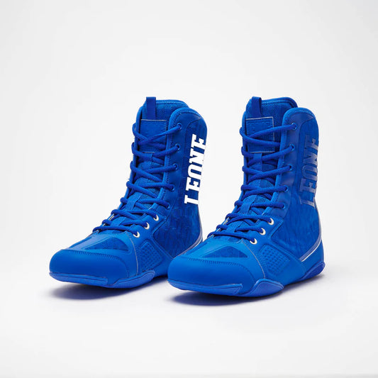 LEONE - PROFESSIONAL BOXING BOOTS (Blue) - CL102
