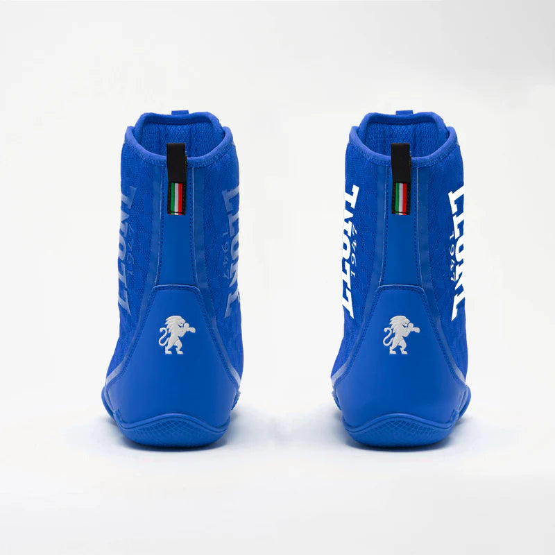 LEONE - PROFESSIONAL BOXING BOOTS (Blue) - CL102