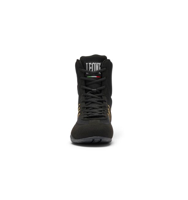 LEONE BOXING SHOES "Hermes" (Black - Gold) - CL188D