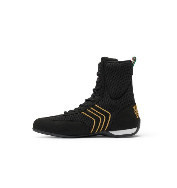 LEONE BOXING SHOES "Hermes" (Black - Gold) - CL188D