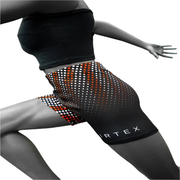 Fairtex VALE TUDO SHORT for Women (Black/Orange) - CP13