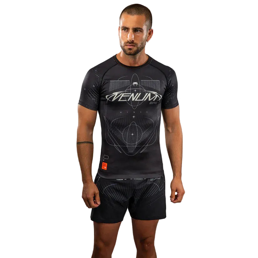 VENUM RASHGUARD Eclipse Short Sleeve (Black/Ivory)