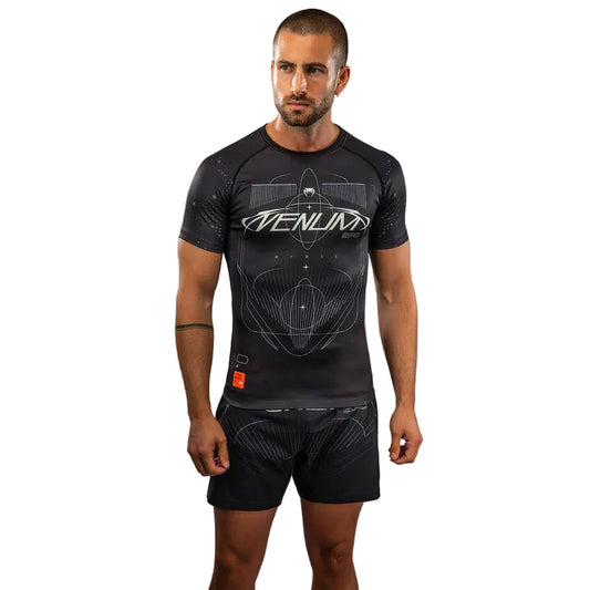 VENUM RASHGUARD Eclipse Short Sleeve (Black/Ivory)