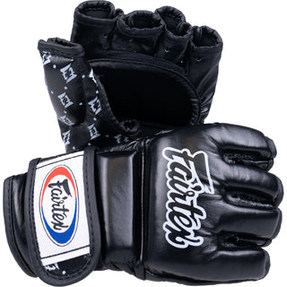 Fairtex FGV17-MMA ULTIMATE COMBAT GLOVES BLACK "Split Knuckles"
