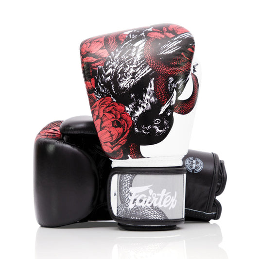 Fairtex BGV24 - BOXING GLOVES "The Beauty of Survival" Limited Edition / Genuine Leather