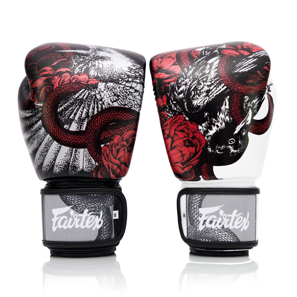 Fairtex BGV24 - BOXING GLOVES "The Beauty of Survival" Limited Edition / Genuine Leather