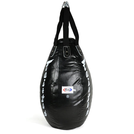 Fairtex HB15-SUPER TEAR DROP HEAVY BAG (Solid Black)