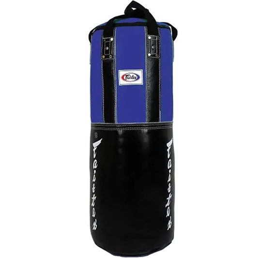 Fairtex HB2-LEATHER HEAVY BAG (90cm) (Blue)