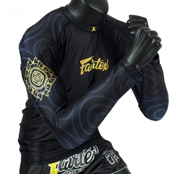 Fairtex PRO LONG SLEEVES RASHGUARD (Ninlapat) - RG6