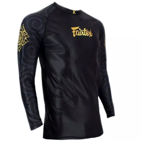 Fairtex PRO LONG SLEEVES RASHGUARD (Ninlapat) - RG6