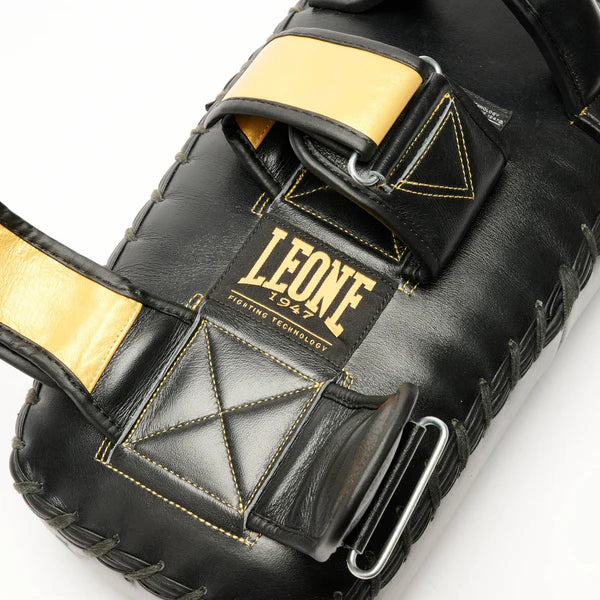 LEONE CURVED KICK PADS "Power Line" LEATHER - GM420