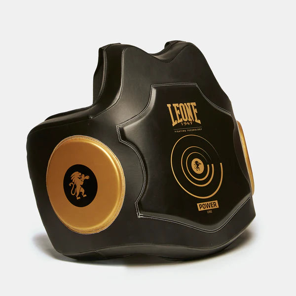 LEONE VEST POWER LINE BUST PROTECTION (LEATHER) - GM441