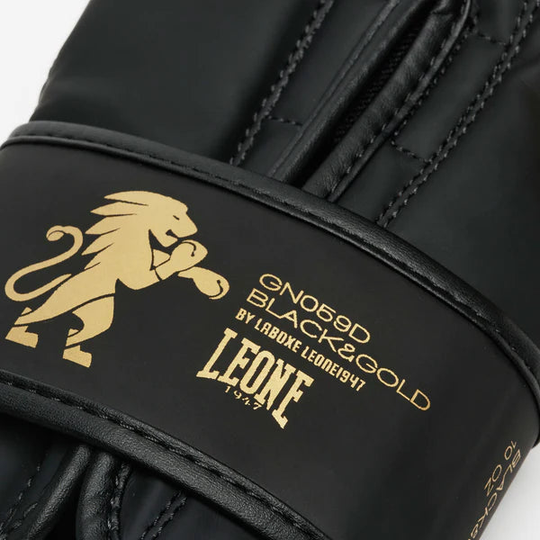 LEONE Gloves - Muay Thai / Boxing Gloves "IDOL" (Black) - GN059D