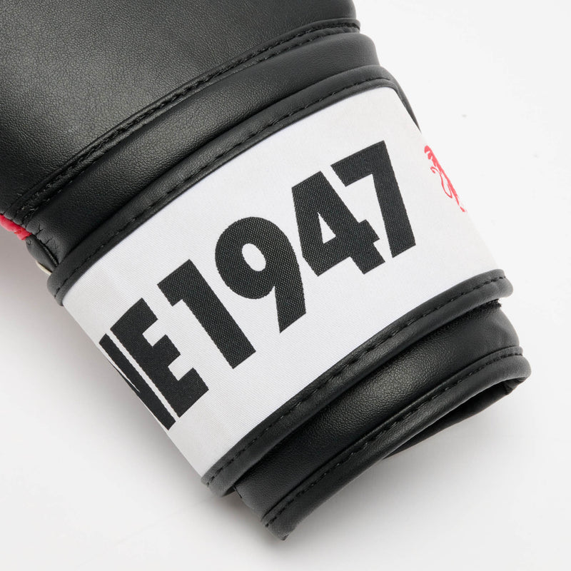 LEONE Gloves - "STRIPE '47 BOXING GLOVES" (Black) - GN209