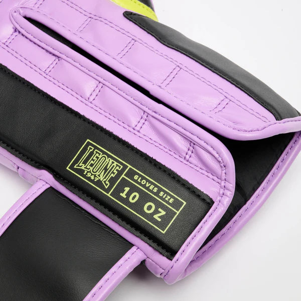 LEONE Gloves - Muay Thai / Kick Boxing Gloves "STRIPE '47 BOXING GLOVES" Violet  - GN209