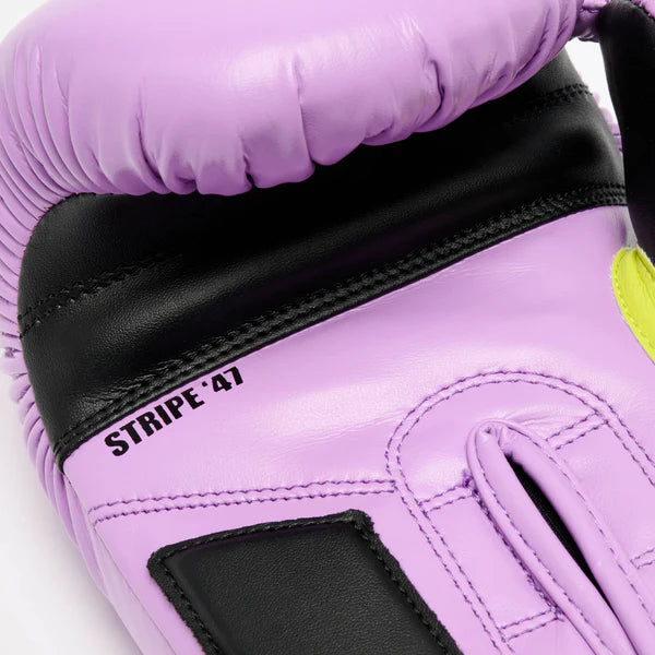 LEONE Gloves - Muay Thai / Kick Boxing Gloves "STRIPE '47 BOXING GLOVES" Violet  - GN209