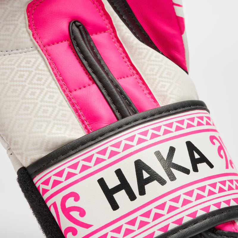LEONE Gloves - Boxing Gloves "HAKA" (Pink) - GN329