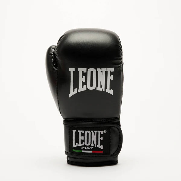 LEONE Gloves - JUNIOR Muay Thai / Boxing Gloves "Thunder" (Black) - GN383J