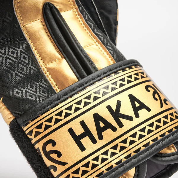 LEONE Gloves - Boxing Gloves "HAKA" (Gold) - GN329