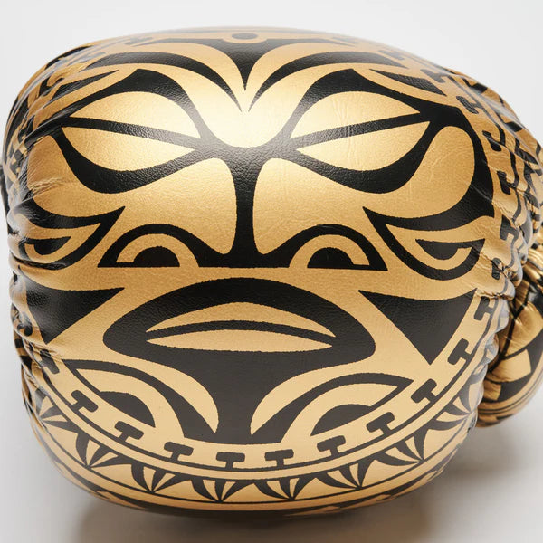 LEONE Gloves - Boxing Gloves "HAKA" (Gold) - GN329
