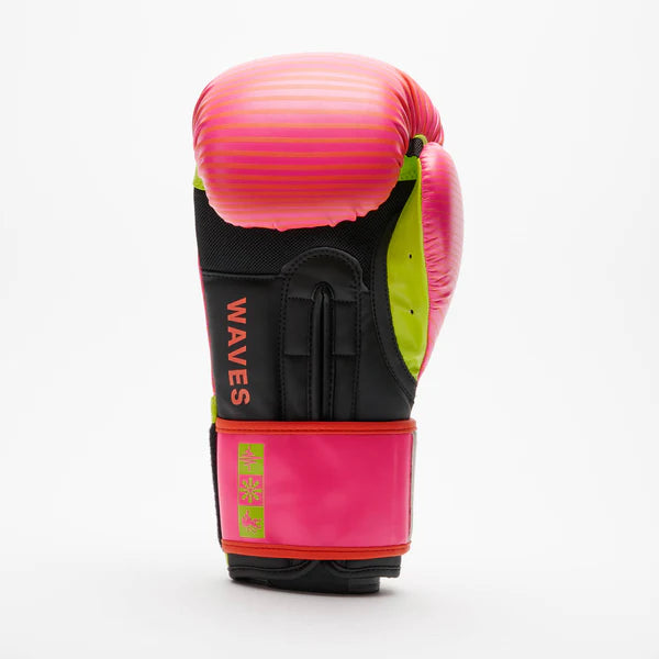 LEONE Gloves - Boxing Gloves "Waves" (Pink-Fuxia) - GN313