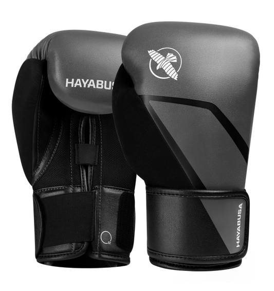 HAYABUSA Gloves - E1 Boxing Gloves - Grey/Black