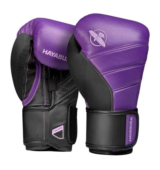HAYABUSA Gloves - T3 Boxing Gloves - Purple/Black