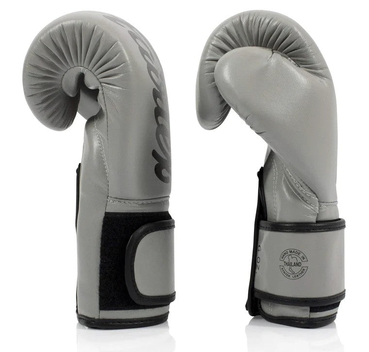 Fairtex MUAY THAI / BOXING GLOVES (GREY) - BGV14