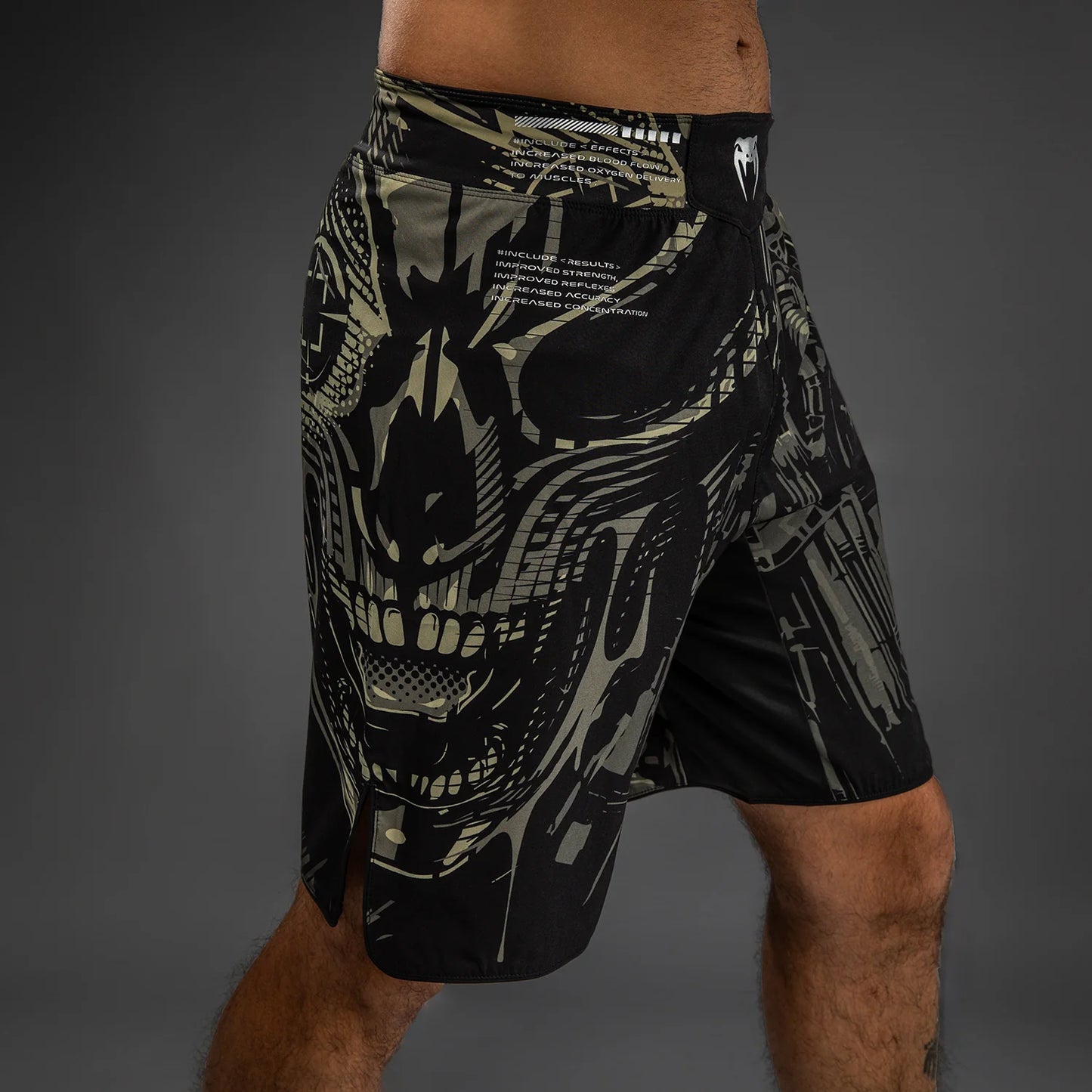 VENUM Invader MMA Shorts (Black/Sand)