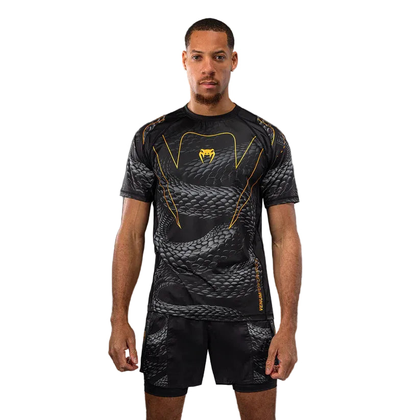 VENUM Matupa Dry Tech T-Shirt - (Black/Grey/Gold)