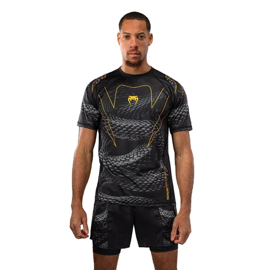 VENUM Matupa Dry Tech T-Shirt - (Black/Grey/Gold)