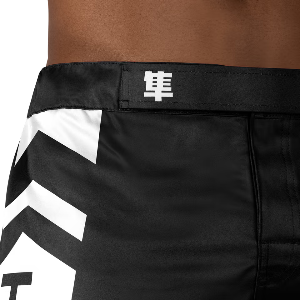 HAYABUSA - Icon MMA Shorts - (Black/White)