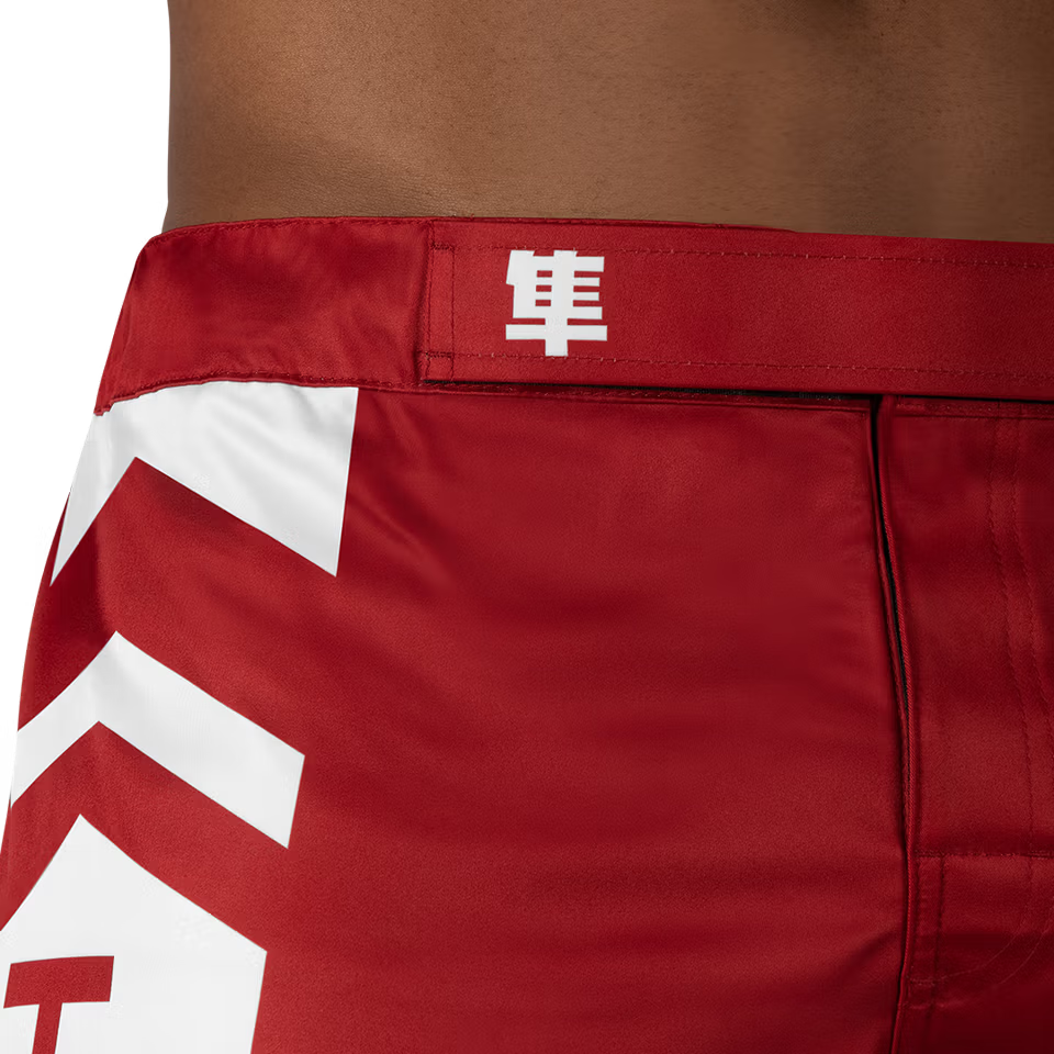HAYABUSA - Icon MMA Shorts - (Red/White)