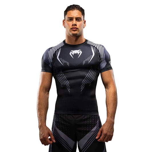 VENUM RASHGUARD No - Gi 6.0 Short Sleeve (Black/White)