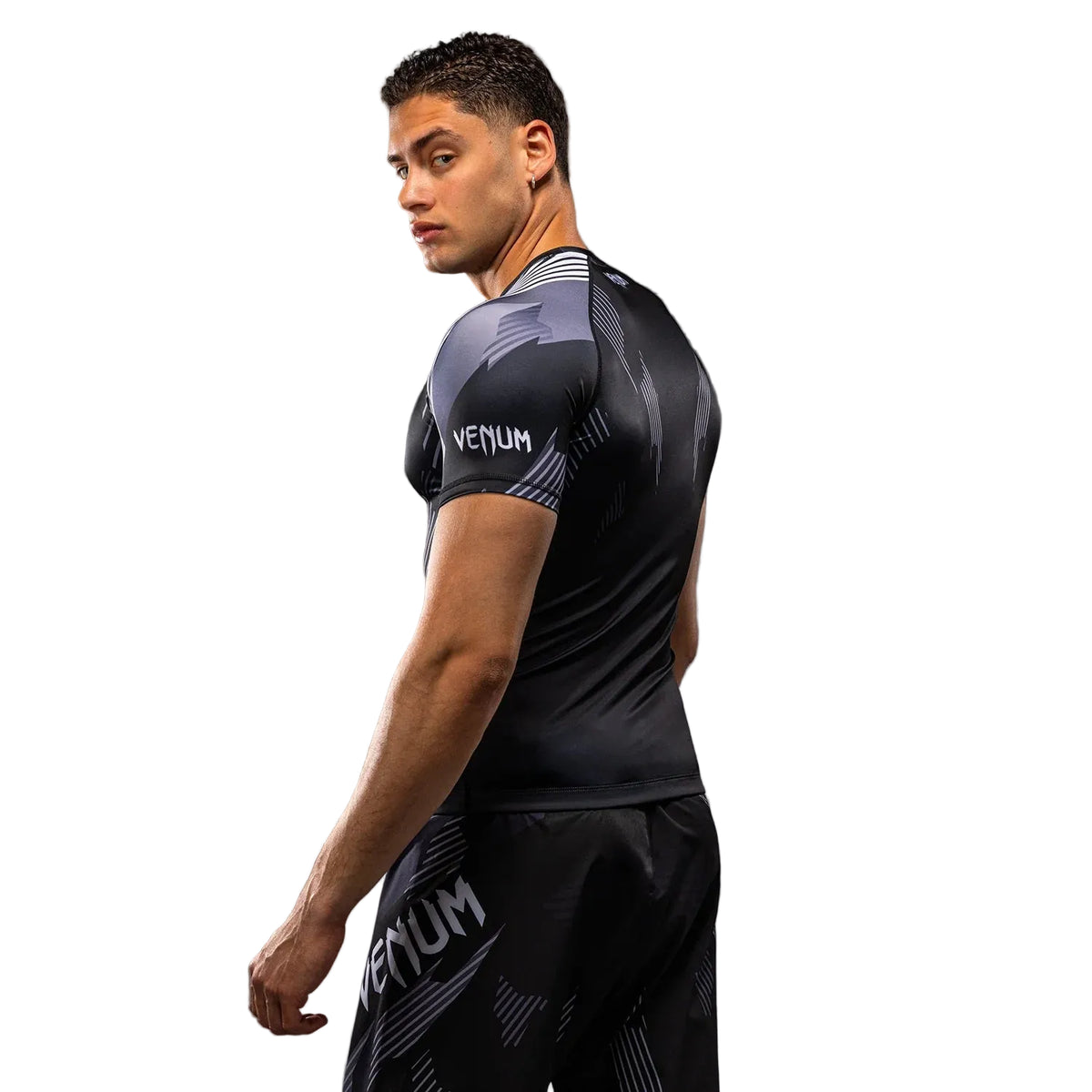 VENUM RASHGUARD No - Gi 6.0 Short Sleeve (Black/White)