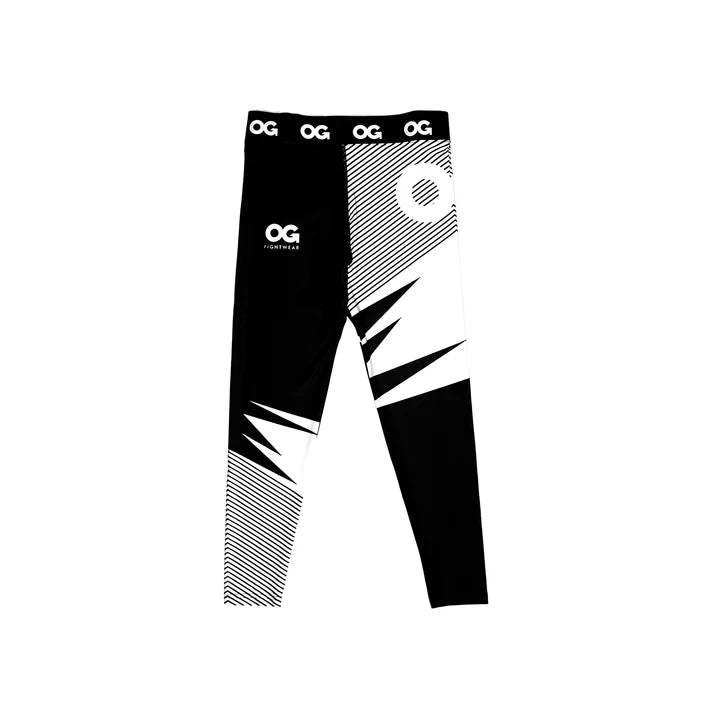 OG - Performance Stretch Spats Men - (Black/White)