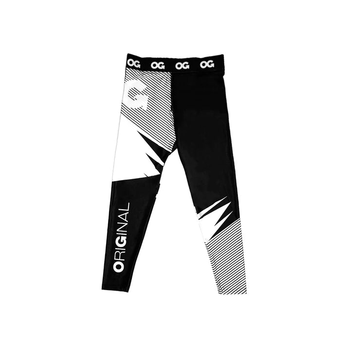 OG - Performance Stretch Spats Men - (Black/White)