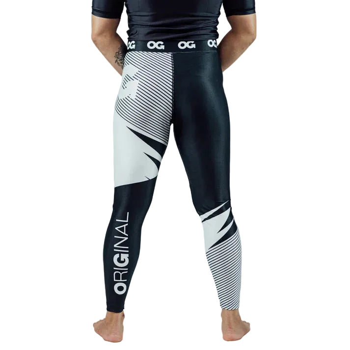 OG - Performance Stretch Spats Men - (Black/White)