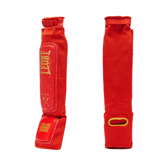 LEONE SHIN GUARD DNA (Red) - PT123