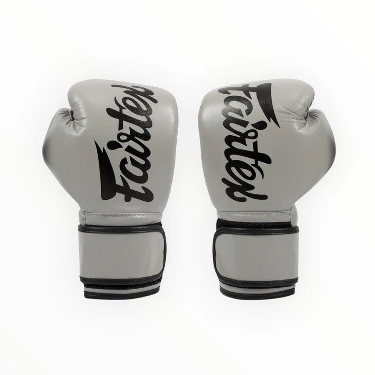 Fairtex MUAY THAI / BOXING GLOVES (GREY) - BGV14
