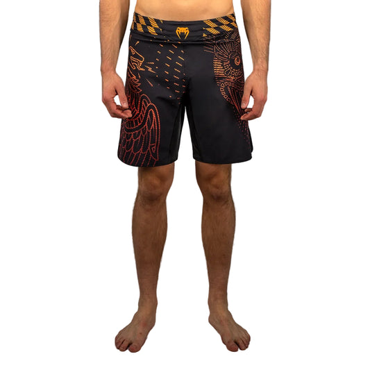 VENUM Quetzal Fury MMA Short (Black/Fury Red/Tangerine)