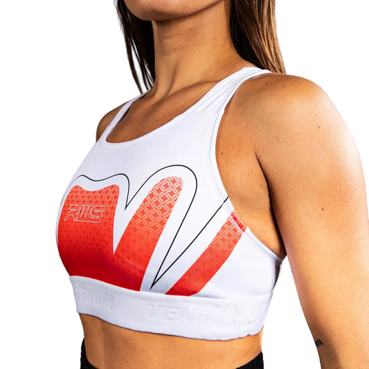 VENUM x RWS 2.0 Women's Sports Bra - (White/Red)
