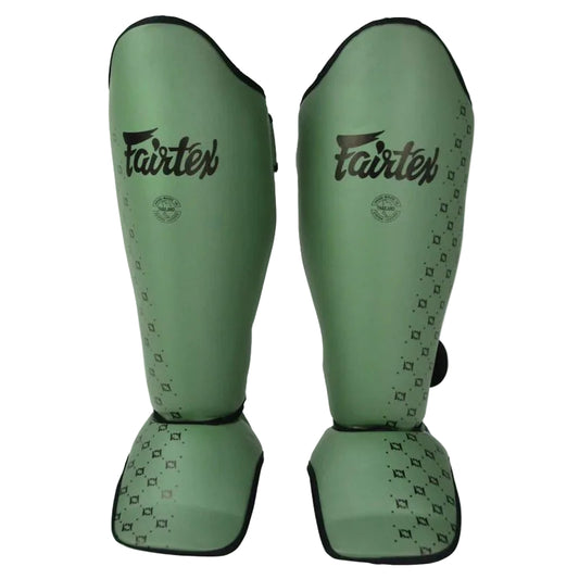 *KIDS - Fairtex COMPETITION SHIN PADS (Olive Green) - SP5