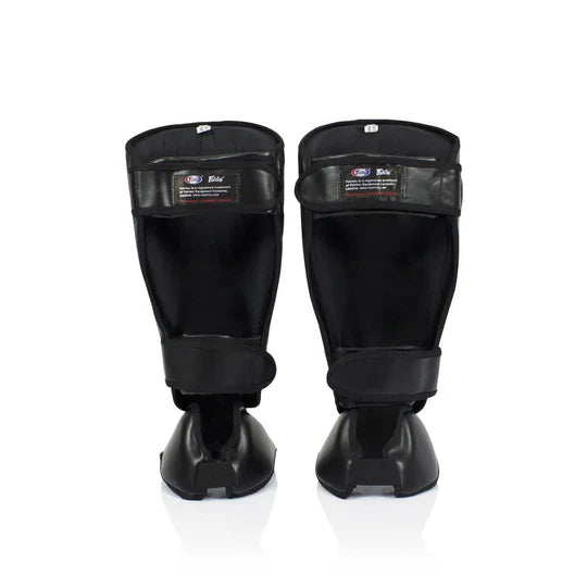 Fairtex Detachable In-Step Shin Pads (Black) - SP7