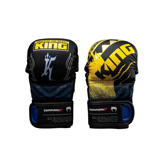 Venum x TEKKEN 8 Sparring Gloves - King (Black/Yellow)