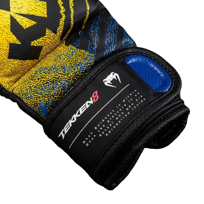 Venum x TEKKEN 8 Sparring Gloves - King (Black/Yellow)