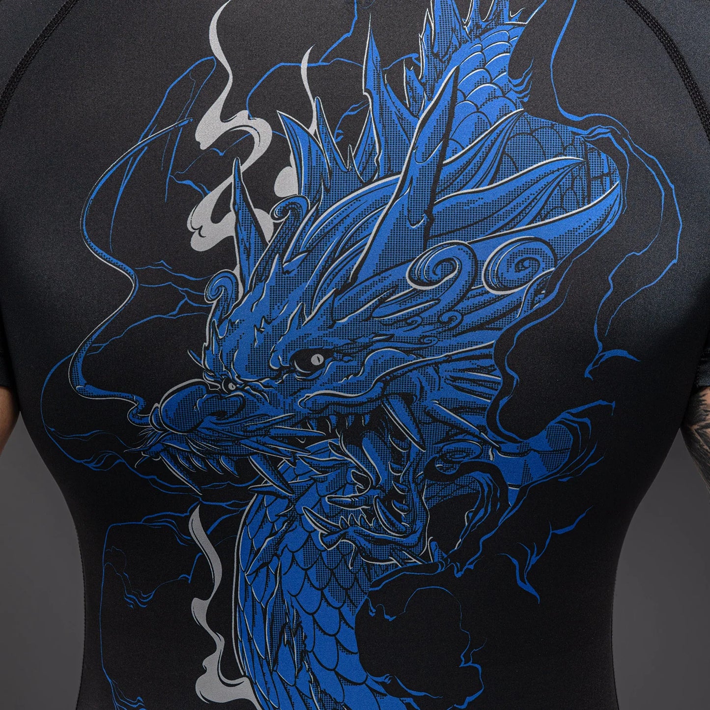 VENUM RASHGUARD Thunder Dragon - (Black/Royal Blue)